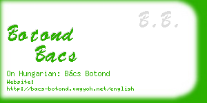 botond bacs business card
